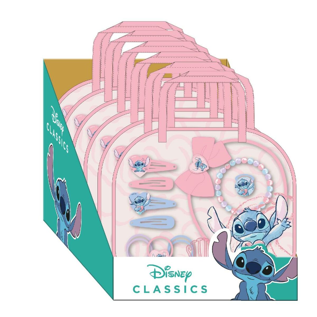 Set za Friziranje Djece Stitch Roza